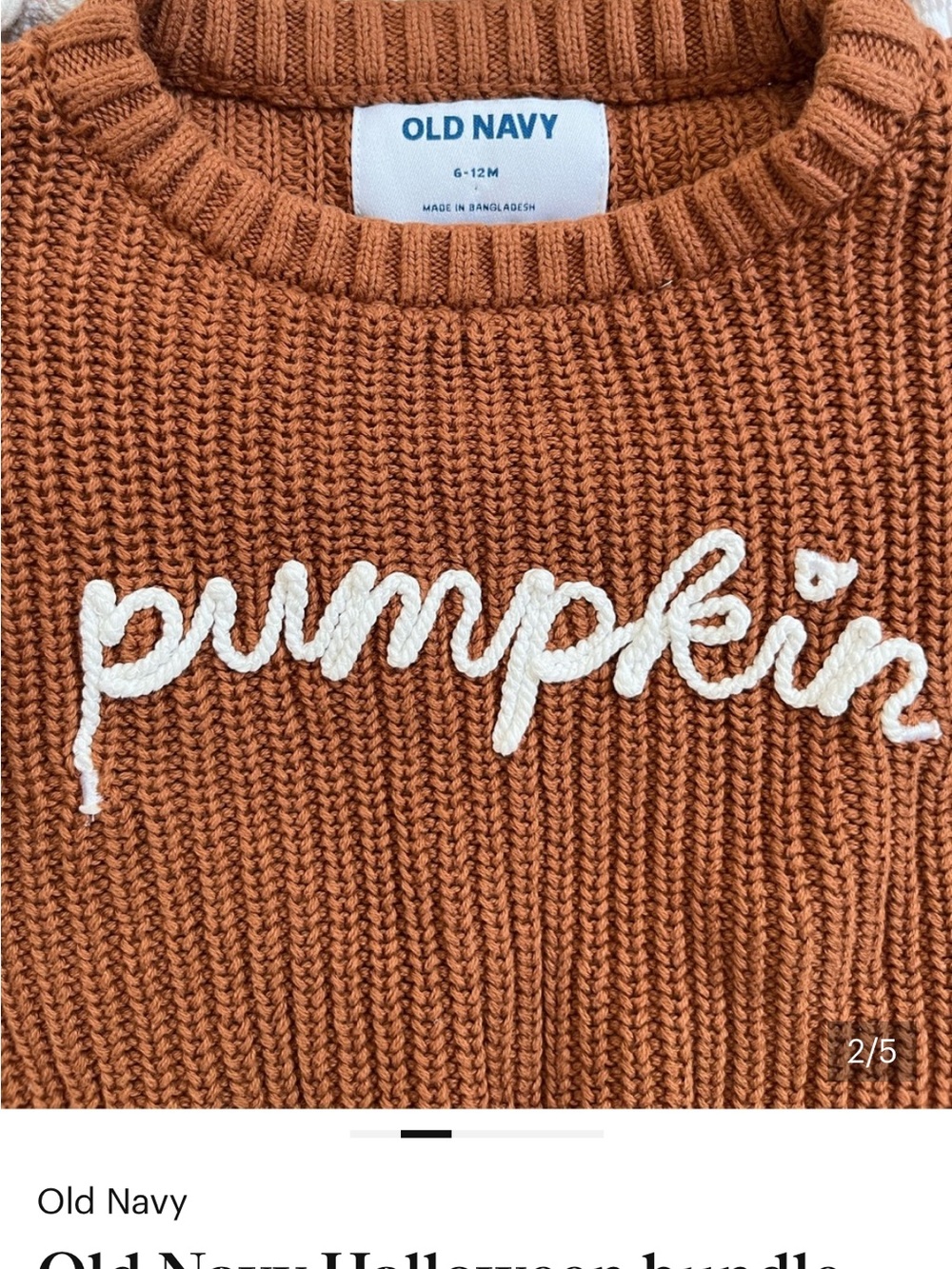 2 Old Navy Women’s Pumpkin items